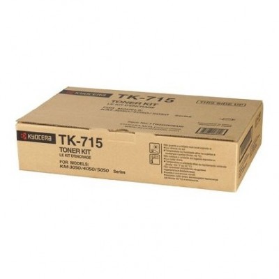 Kyocera TK-715 Siyah Orjinal Fotokopi Toneri 