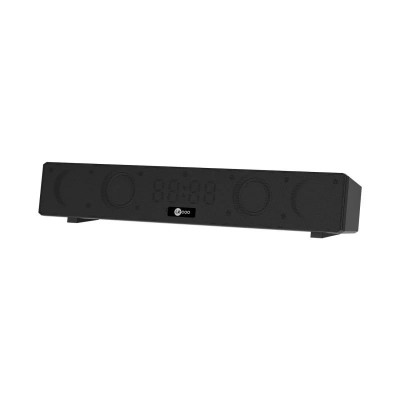 Lecoo DS103 RGB Bluetooth Stereo + Saat/Alarm 10W Soundbar Speaker Siyah