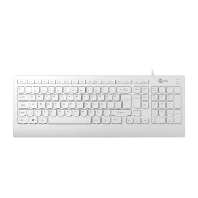 Lecoo KB103 USB Kablolu Türkçe Q Klavye Beyaz