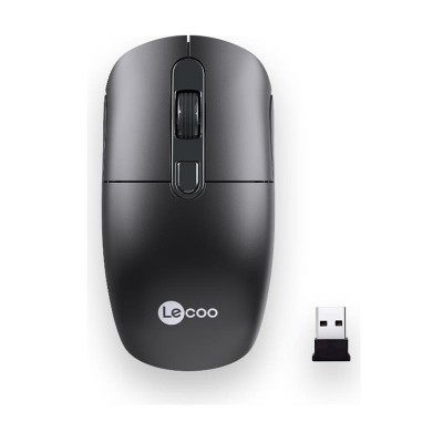 Lecoo M2001 Kablosuz Optik 1600DPI 4 Tuşlu Mouse Siyah