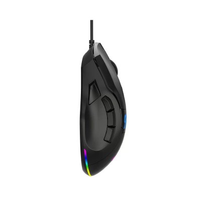 Lecoo MS130 Kablolu RGB LED Aydınlatmalı 7200DPI Makro Tuş Atamalı Oyuncu Mouse Siyah