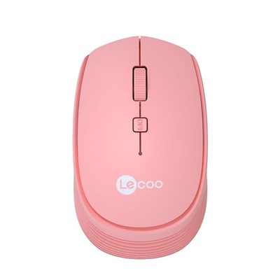 Lecoo WS202 Kablosuz 1200DPI 4 Tuşlu Optik Mouse Pembe