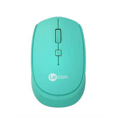 Lecoo WS202 Kablosuz 1200DPI 4 Tuşlu Optik Mouse Turkuaz