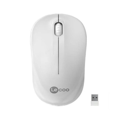 Lecoo WS206 Kablosuz 1200DPI 3 Tuşlu Optik Mouse Beyaz