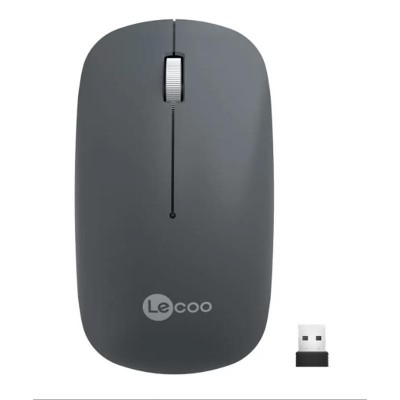 Lecoo WS214 Kablosuz 1200DPI 3 Tuşlu Optik Mouse Gri
