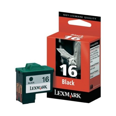 Lexmark 10N0016E (16) Siyah Orjinal Kartuş Lexmark 10N0016E (16) Siyah Orjinal Kartuş