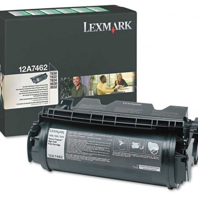 Lexmark 12A7462 Siyah Orjinal Toner Lexmark 12A7462 Siyah Orjinal Toner