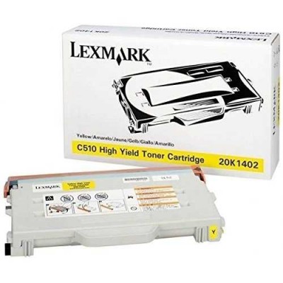 Lexmark 20K1402 Sarı Orjinal Toner Lexmark 20K1402 Sarı Orjinal Toner