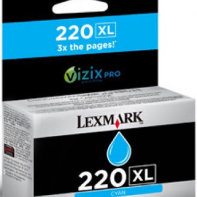 Lexmark (220XL) 14L0175A  Mavi Orjinal Kartuş Yüksek Kapasiteli