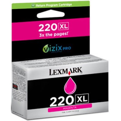 Lexmark (220XL) 14L0176A Kırmızı Orjinal Kartuş Yüksek Kapasiteli