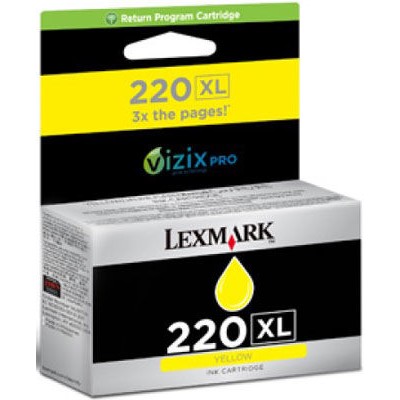 Lexmark (220XL)14L0177A Sarı Orjinal Kartuş Yüksek Kapasiteli