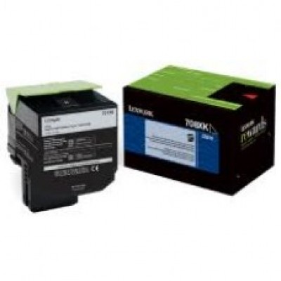 Lexmark 70C8XKE Siyah Orijinal Toner Lexmark 70C8XKE Siyah Orijinal Toner