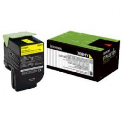 Lexmark 70C8XYE Sarı Orijinal Toner Lexmark 70C8XYE Sarı Orijinal Toner