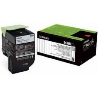 Lexmark 80C80K0 Siyah Orijinal Toner