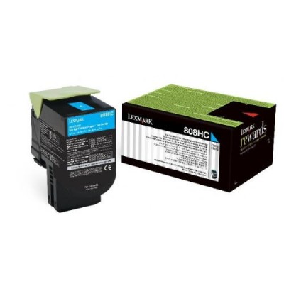 Lexmark 80C8HCE Mavi Orjinal Toner