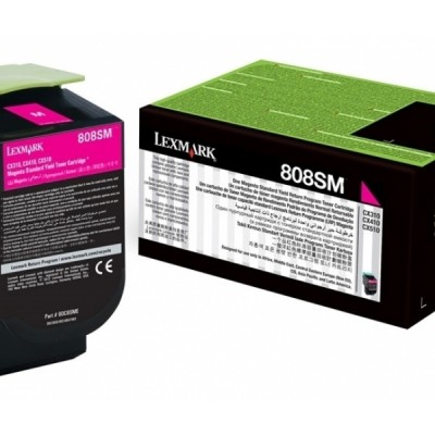 Lexmark 80C8SM0 Kırmızı Orjinal Toner 