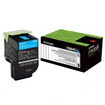 Lexmark 80C8XCE Mavi Orijinal Toner 