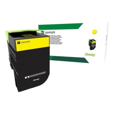 Lexmark 80C8XYE Sarı Orijinal Toner