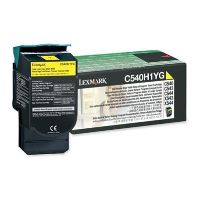 Lexmark C540H1YG Sarı Orjinal Toner Kutu Hasarlı 