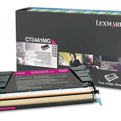 Lexmark C734A1MG Kırmızı Orjinal Toner