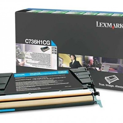 Lexmark C736H1CG Mavi Orjinal Toner 