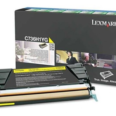 Lexmark C736H1YG Sarı Orjinal Toner 