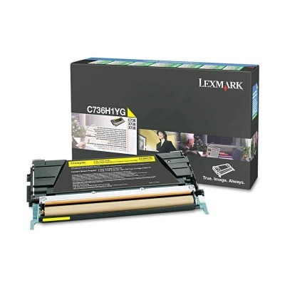 Lexmark C736H1YG Sarı Orjinal Toner 