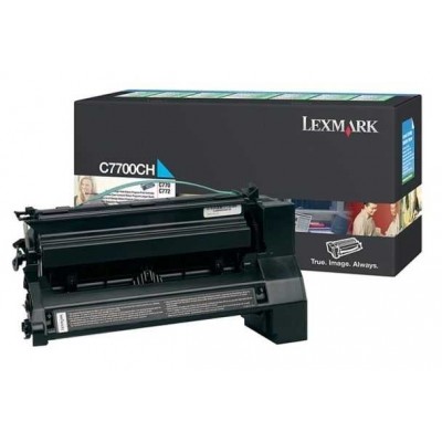 Lexmark (C770) C7700CH Mavi Orjinal Toner Yüksek Kapasiteli