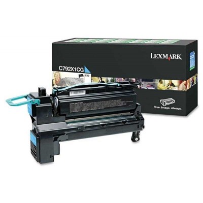 Lexmark (C792) C792X1CG Mavi Orjinal Toner Yüksek Kapasiteli