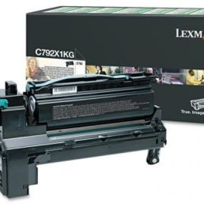 Lexmark (C792) C792X1KG Siyah Orjinal Toner Yüksek Kapasiteli Lexmark (C792) C792X1KG Siyah Orjinal Toner Yüksek Kapasiteli