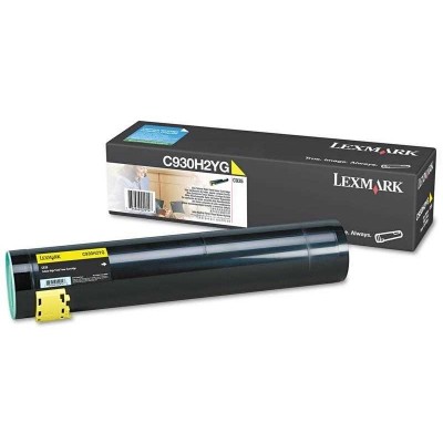 Lexmark C930H2YG Kutusu Hasarlı Sarı Orjinal Toner 