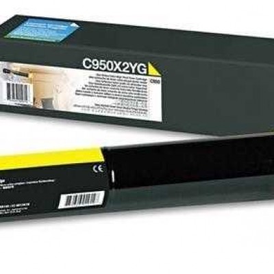 Lexmark C950X2YG Sarı Orjinal Toner Lexmark C950X2YG Sarı Orjinal Toner