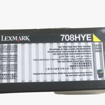 Lexmark CS310-708HYE Sarı Orjinal Toner Yüksek Kapasiteli Lexmark CS310-708HYE Sarı Orjinal Toner Yüksek Kapasiteli