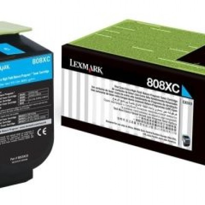 Lexmark (CX510) 80C8XC0 Mavi Orjinal Toner Extra Yüksek Kapasiteli Lexmark (CX510) 80C8XC0 Mavi Orjinal Toner Extra Yüksek Kapasiteli