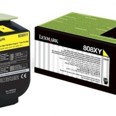 Lexmark (CX510) 80C8XY0 Sarı Orjinal Toner Extra Yüksek Kapasiteli Lexmark (CX510) 80C8XY0 Sarı Orjinal Toner Extra Yüksek Kapasiteli