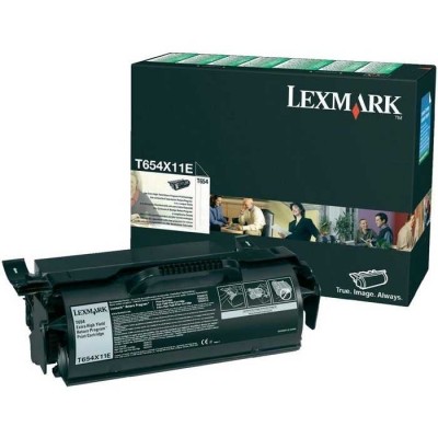 Lexmark T654X11E Siyah Orjinal Toner Lexmark T654X11E Siyah Orjinal Toner