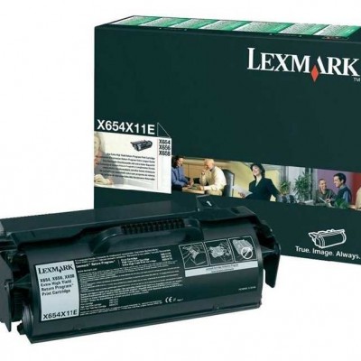 Lexmark X654X11E Siyah Orjinal Toner Lexmark X654X11E Siyah Orjinal Toner