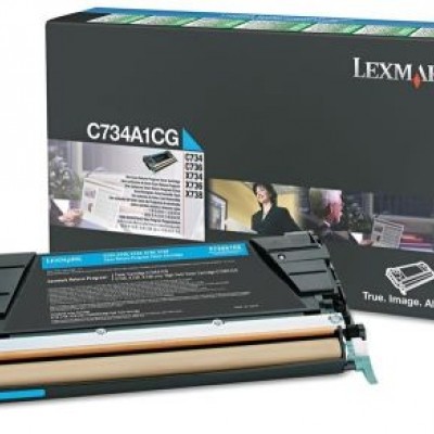 Lexmark (X746) X746A1CG Mavi Orjinal Toner Lexmark (X746) X746A1CG Mavi Orjinal Toner