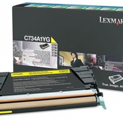 Lexmark (X746) X746A1YG Sarı Orjinal Toner Lexmark (X746) X746A1YG Sarı Orjinal Toner