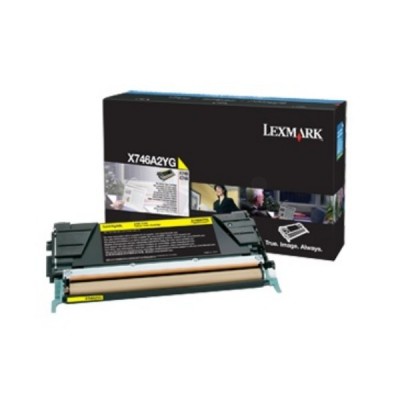 Lexmark X746A3YG Sarı Orjinal Toner