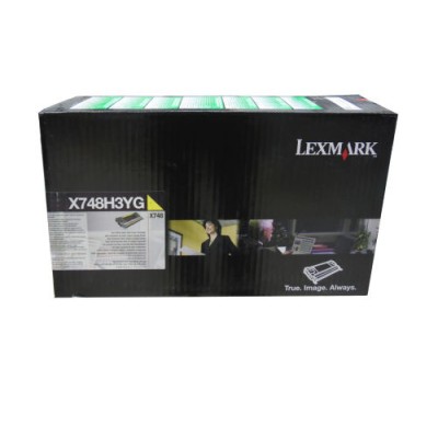Lexmark X748H3YG (X748DE-X748DTE) Sarı Orjinal  Toner