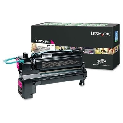 Lexmark (X792) X792X1MG Kırmızı Orjinal Toner Yüksek Kapasiteli