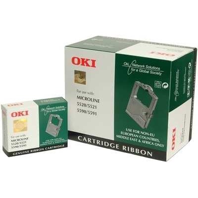 Oki 5520 (01277801) Siyah Orjinal 16'lı Paket Şerit 