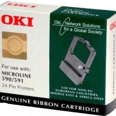 Oki 590 (01108802) Siyah Orjinal Şerit
