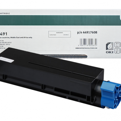 Oki B431 (44917608) Siyah Orjinal Toner Oki B431 (44917608) Siyah Orjinal Toner