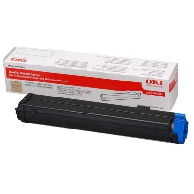 Oki B4400 (43502306) Kutusu Hasarlı Siyah Orjinal Toner 