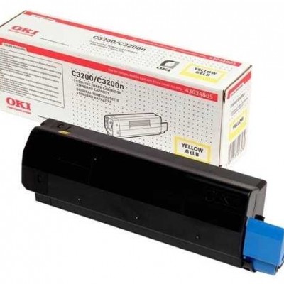 Oki C3200 (43034813) Sarı Orjinal Toner