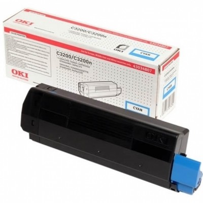 Oki C3200 (43034815) Mavi Orjinal Toner 