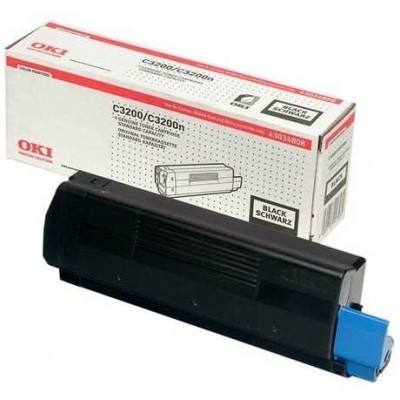 Oki C3200 - (43034816) Siyah Orjinal Toner
