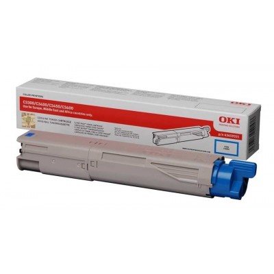 Oki C3300 (43459347) Mavi Orjinal Toner